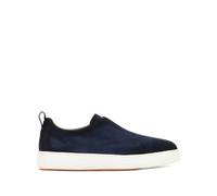 Santoni Victory slip-on suede sneakers - Black 6-6 1/2-7