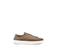 Santoni woven sneakers - Brown 5-6-6 1/2-7-7 1/2-8-8 1/2-9-9 1/2-10-11