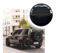 Santorini Black Spare Tire Cover ABS Spare Tyre Wheel Cover Protector fits for Land Rover Defender 90 110 130 2020-2026 (Glossy Black)