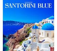 Santorini Blue Calendar 2027: Aegean Architecture and Coastal Views