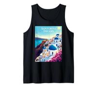 Santorini Blue Domes Santorini Dreams Tank Top