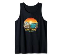 Santorini Greece Islands Cyclades Sunset View Tank Top