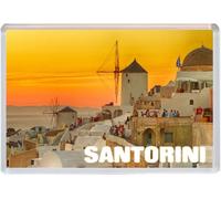 Santorini - Greece - Jumbo Fridge Magnet 96 x 67mm BBSFHM1504