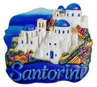 Santorini Greece Refrigerator Magnets Tourist Souvenir Landmark Decorative Keepsake Fridge Magnets