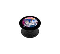 Santorini Greece Souvenir/Cat Santorini PopSockets Adhesive PopGrip