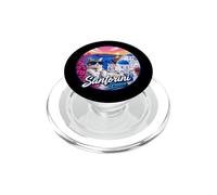 Santorini Greece Souvenir/Cat Santorini PopSockets PopGrip for MagSafe