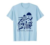 Santorini Greece Souvenir Cyclades Islands Aegean Sea Greek T-Shirt