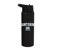 Santorini Greece Stainless Steel Insulated Water Bottle