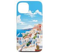 Santorini Greece Summer Afternoon Greek Theme Art Case for iPhone 13