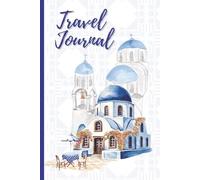 Santorini Greece Travel Journal | 100 pages, 6" x 9"