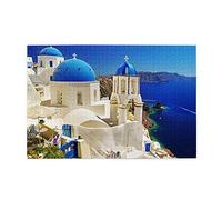 Santorini Greek Island Sea View Santorini Greek Island Sea View Picture Puzzle Puzzles For Adults 3d Puzzles 1000 Piece Jigsaw Puzzles Wooden Puzzles For Adults Kids Puzzles Puzzle Fun Puzzles