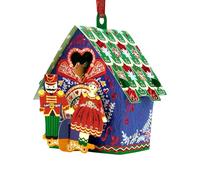 Santoro Baubles, Christmas 3D Pop Up Greeting Card & Decorative Hanging Ornament- Cuckoo Clock - For Kids, Family, Christmas