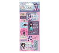 Santoro Gorjuss Die-Cut Embellishments, Multi GOR 157125