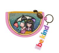 SANTORO Gorjuss - Keyring Zip Purse - Be Kind To Each Other