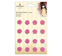 Santoro Gorjuss Mini Flower Stickers (Pack of 16 pieces)