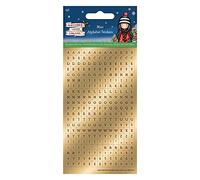 Santoro gorjuss Mini Foil Alphabet Stickers - Christmas Collection - 2 Pack