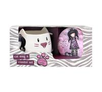 Santoro Gorjuss (Wild) - Mug and Coaster Set - Ruby Wild