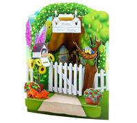 Santoro Interactive 3D Swing Greeting Card Home Sweet Home 6" x 8" Adult Everyday