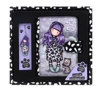 Santoro London Set Of With Bookmark Gorjuss™ Smitten Kitten Notebook Multicolor