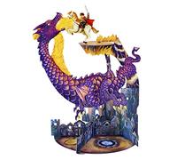 SANTORO Pendulum, 3D Pop Up Greeting Card - Dragon And Knight - For Kids, For Boys, For Him, Birthday | Myth, Tale, Story, Folklore, Fable, Books