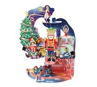 SANTORO Pendulum, Christmas 3D Pop Up Greeting Card - The Nutcracker - For Kids, For Family, Christmas, Festive