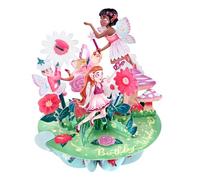 SANTORO Pirouette, 3D Pop Up Greeting Card - Fairy Garden, Pixie, Tooth Fairy, Fairy Godmother | For Her, For Kids, Girls, For Mum, Birthday