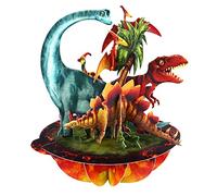 SANTORO Pirouette, 3D Pop Up Greeting Card - Jurassic Dinosaurs - For Boys, Girls, Nephew, Niece, Kids, Family | Dinosaur Birthday Card For Son, Daughter