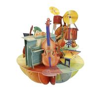 SANTORO Pirouette, 3D Pop Up Greeting Card - Music - For Her, Him, Birthday, Graduation, Thank You | Gift For Music Lovers, Musicians, Teacher