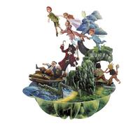 SANTORO Pirouette, 3D Pop Up Greeting Card - Peter Pan - For Kids, For Him, For Her, Birthday | Neverland, Hook, Lost Boys, Novel, Fantasy, Wendy, Pirate