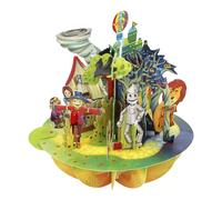 Santoro Pirouette, 3D Pop Up Greeting Card - Wizard of OZ | Wicked Birthday Gifts For Her, Him, Daughter, Son