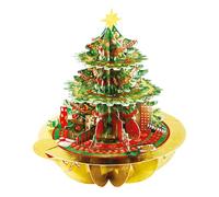 SANTORO Pirouette, Christmas 3D Pop Up Greeting Card - Festive Tree - For Him, Her, Family