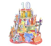 SANTORO Pop and Build - Birthday Countdown Calendar | Party Decoration | Table Centerpiece - 3D Pop Up - 7 Day Countdown with Different Pieces for Each Day - Gift for Kids and Adults