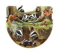 SANTORO Popnrock, 3D Pop Up Greeting Card - Badgers - Wildlife Birthday Card For Her, Him, Kids | Anniversary
