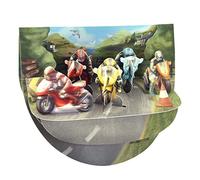 SANTORO Popnrock, 3D Pop Up Greeting Card - Motorcycles - For Him, Dad, Boys, Fathers Day, Birthday | Motorbike Gifts For Congratulations, Anniversary, Graduation, Retirement