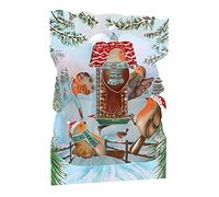 SANTORO Swing Card, Christmas 3D Pop Up Greeting Card - Robins - For Kids, Family, Christmas, Festive