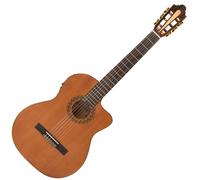 Santos Martinez Allegro Electro-Classic Guitar - Cedar Satin, Brown