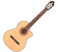 Santos Martinez Preludio Electro-Classic Cutaway Guitar, Brown