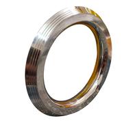 Santosh Jewellers Sikh Punjabi Kada Bracelet, Stainless Steel, 14.2mm Thick, Large 68.5mm Diameter, Silver