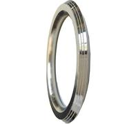 Santosh Jewellers Sikh Punjabi Kada Bracelet, Stainless Steel, 2.14 Size, 71mm Internal Diameter, 90g, Silver