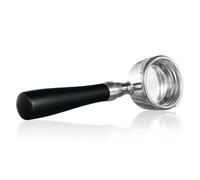 SANTOW 58mm Bottomless Portafilter for Gaggia Classic, Naked Espresso Portafilter Compatible with Gaggia Classic & Classic Evo Pro, Black Anodized Aluminum Handle with Precision Filter Basket