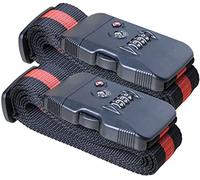 SANTREST Travel Luggage Strap Adjustable Suitcase Packing Belt with TSA Combination Lock