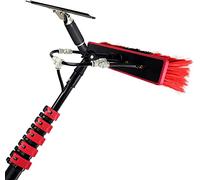 SANTUNK 3.6m-10.8m Window Cleaning Kit with Extension Pole with Squeegee, Water Fed Pole Brush System,Telescopic Window Cleaning Tools, Window Cleaning Water Fed Poles (10.8M)