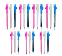 SANTUO 21PCS Tailors Chalk Pencils with Brush for Fabric Marking and Sewing Complete Sewing Kit with Assorted Colors and Brush, Easy-to-Sharpen Fabric Marking Tools for Dressmaking, Quilting and DIY