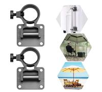 SANTUO 2pcs Fishing Umbrella Holder Fishing Box Umbrella Clamp Wall Mounted Fishing Umbrella Bracket for Outdoor Fishing Balcony Patio