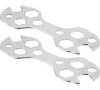 SANTUO 2Pcs Multipurpose Bike Spanner Wrench for Bicycle Repairment Tools 10 in 1 Repair Tool Kit Spanner Bike Multi Tool Kit with Easy Operation for Keeping Bicycles Maintained