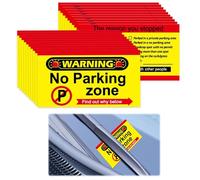 SANTUO 50 Pcs No Parking Tickets, Bad Parking Card,Fake Prank Parking Ticket, Funny Violation Cards, Reminders and Warnings for Compliance, 9×5cm