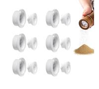 SANTUO 6 PCS Pepper Mill Replacement Parts, Ceramic Grinder Core for Salt and Pepper Grinders, DIY Accessories for Rebuilding and Repairing Spice Mills, High-Grade Ceramic Mechanism