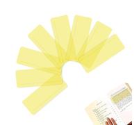SANTUO Coloured Overlays for Dyslexia 8 Pack - Yellow Overlays for Dyslexia Reading Tools, Dyslexia Aids & Visual Stress Relief for ADHD, Irlen Syndrome
