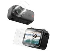 SANTUO Screen Protector for DJI Osmo Nano, 6 Pieces Complete Set with 9H Tempered Glass Screen Protector and TPU Lens Protection, Scratch-Resistant HD Clear for Osmo Nano Camera Accessories