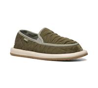 Sanuk Donna Quilted - Women Loafers, Olive, 6 UK